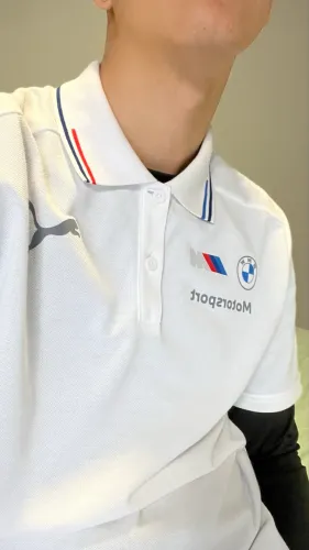 Camisa polo bmw branca