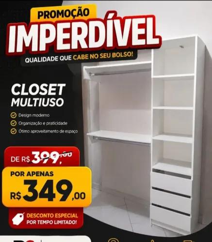 Closets em MDF