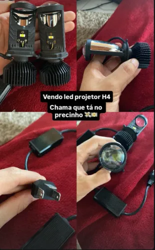 LED PROJETOR H4 20 MIL LÚMENS