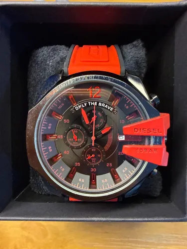 Relógio Masculino DIESEL 10 BAR DZ4427 Red 1 linha