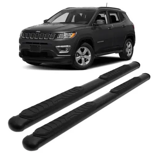 Estribo Jeep Compass 2017 2018 2019 2020 Oval Preto
