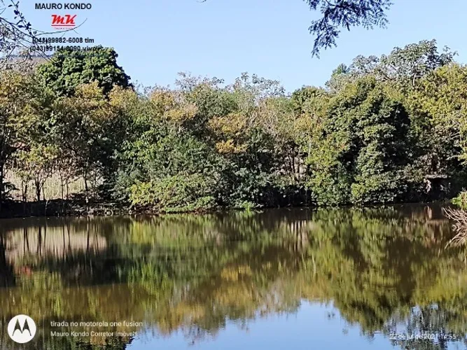 Chácara com 3,16 hectares com casa, represa, pasto, área de plantio, 2 km do rio Tibagi.