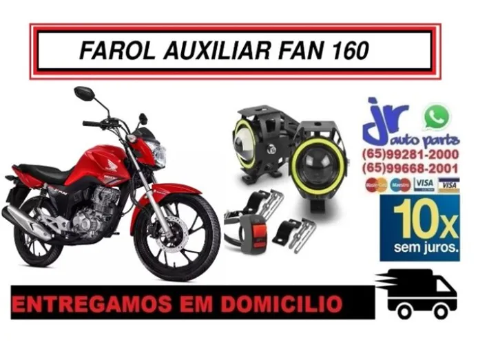 Par Farol de Milha LED Angel Eyes FAN 160 2020