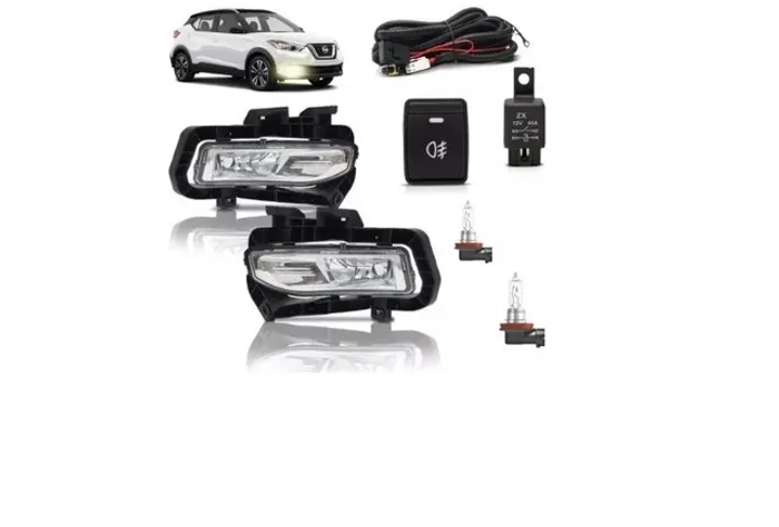 Kit Farol Milha Neblina Nissan Kicks 2016 2017 2018 2019