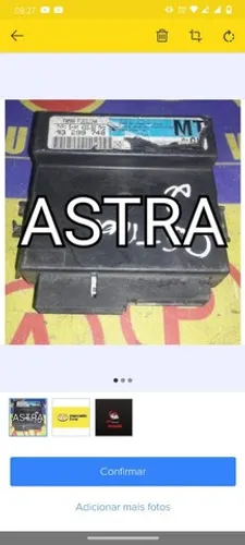 Módulo de conforto Chevrolet astra