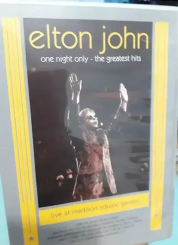 DVD ELTON JOHN GREATEST HITS ONE NIGHT ONLY LIVE MADISON SQUARE GARDEN 2000
