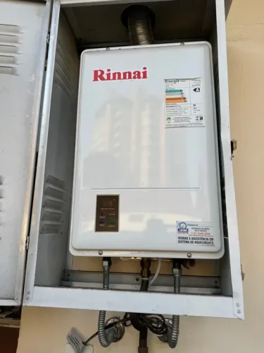 Aquecedor à gás Rinnai 