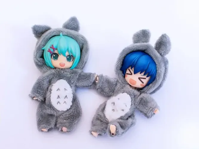 Roupa Nendoroid Doll Obitsu11 - Kigurumi Totoro Ghibli