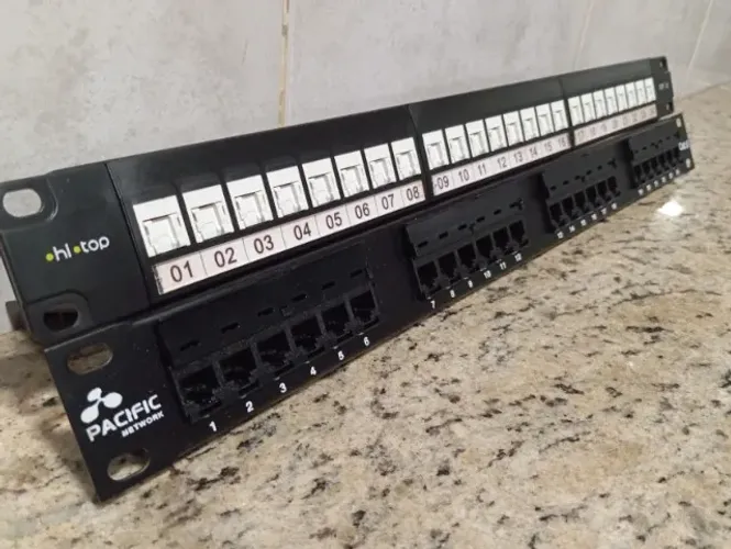 Patch Panel CAT6 24 Portas
