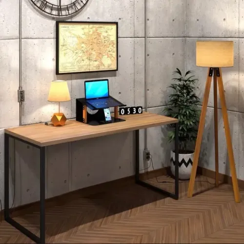 Mesa Escrivaninha 150x60 Diretor Industrial Para Escritorio