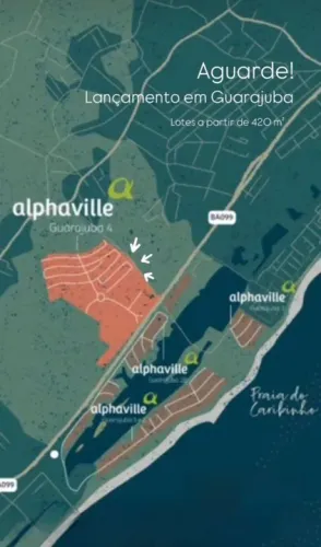 Alphaville Guarajuba Fase 4 - aproveite essa oportunidade últimos lotes.
