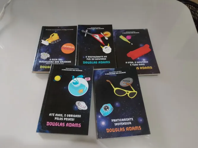 Livros O guia dos mochileiros das galáxias - 1 ao 5