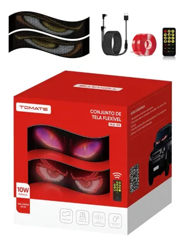 Painel LED Flexível Tomate MLG-190 10W Programável IP65 Novo
