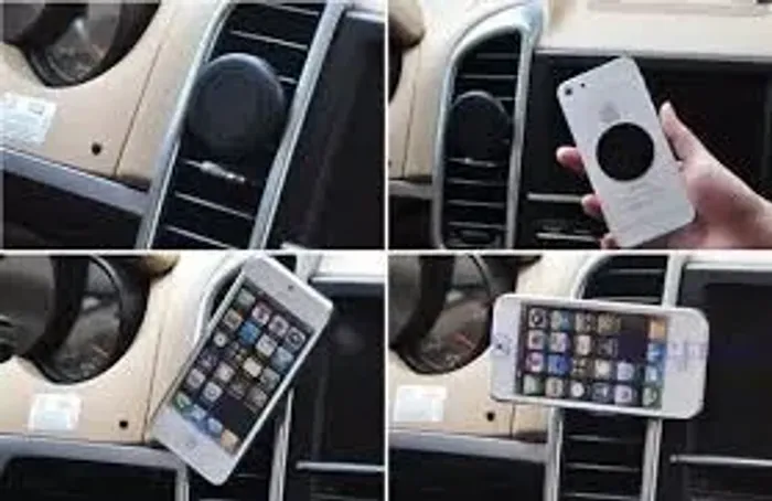 Suporte Veicular Magnético Imã Celular Smartphone Gps Saida Ar wpp.43. *