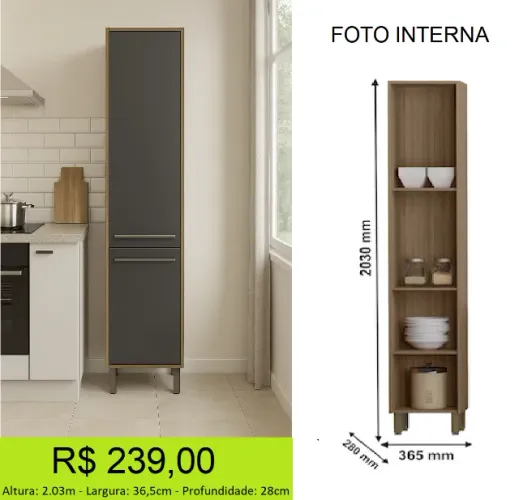 Paneleiro compacto perfeito!