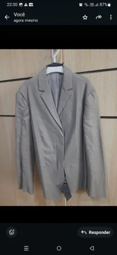 Blazer bege Clavin Klein original