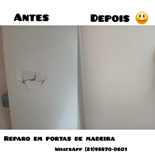 Reparo em portas de madeira / ajustes / manutenção