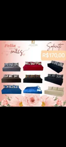 Sofá Cama - Conforto e Estilo para o Dia das Mães!