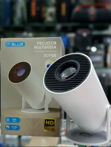 Projetor imagens cinematográficas Entregamos 