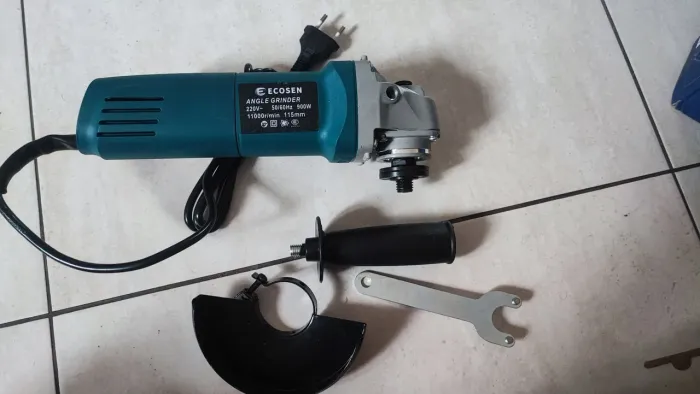 Esmerilhadeira lixadeira 220v disco 115mm