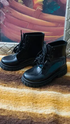 Bota Infantil Luelua Preta - Tamanho 25/26<br>