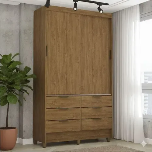 Guarda roupa solteiro ceara com portas de correr