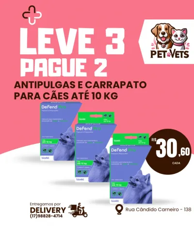 Promoção leve 3, pague 2