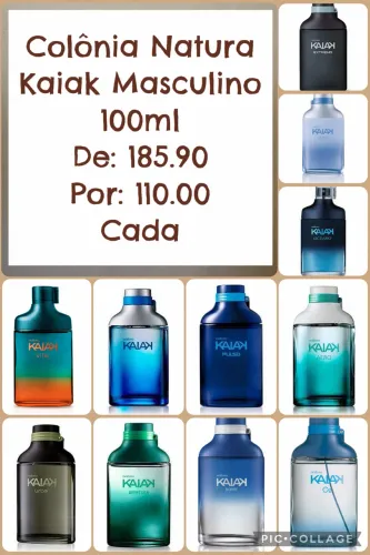 PERFUME KAIAK MASCULINO 100ML ( CADA ) 