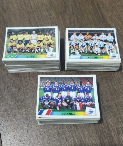 Figurinhas Copa do Mundo França 98