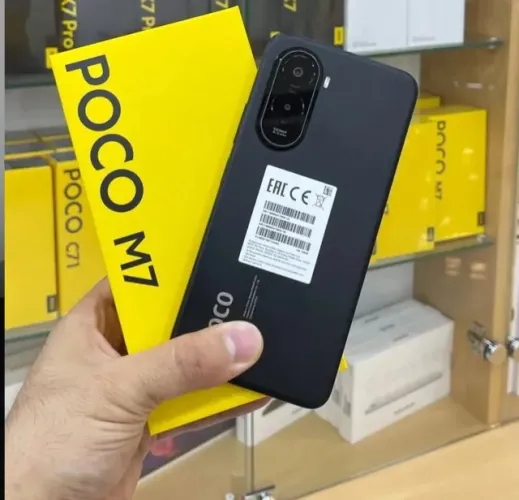 Poco M7 NFC 256+08 Preto Prata Azul Lacrado Garantia Entregamos Gratis 