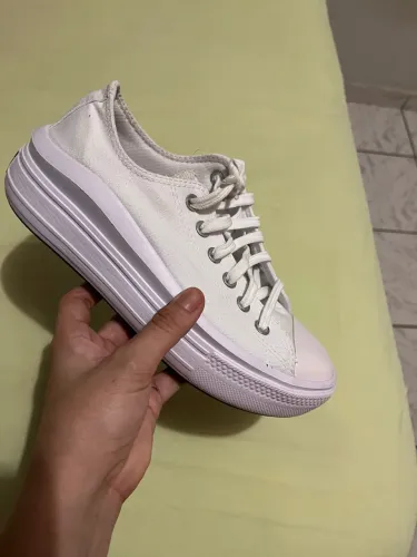 Tênis Converse All Star Plataforma Branco