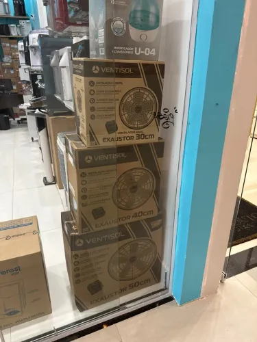 Exaustores Ventisol 30cm, 40cm e 50cm 