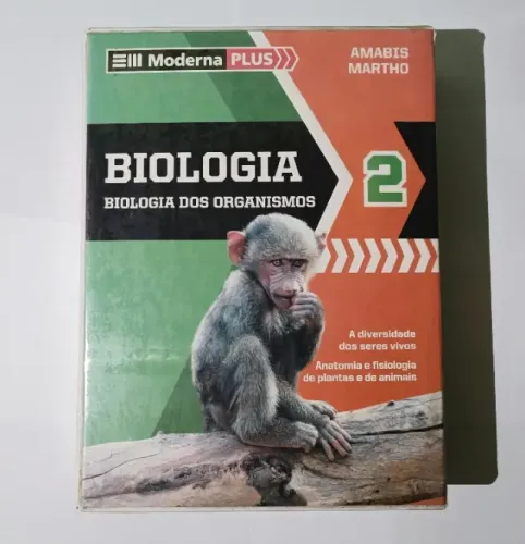 Biologia dos Organismos Volume 2 Amabis e Martho (Box completo)