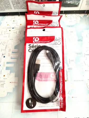 Cabo USB Ketchup para Vídeo Game - Série Cabo