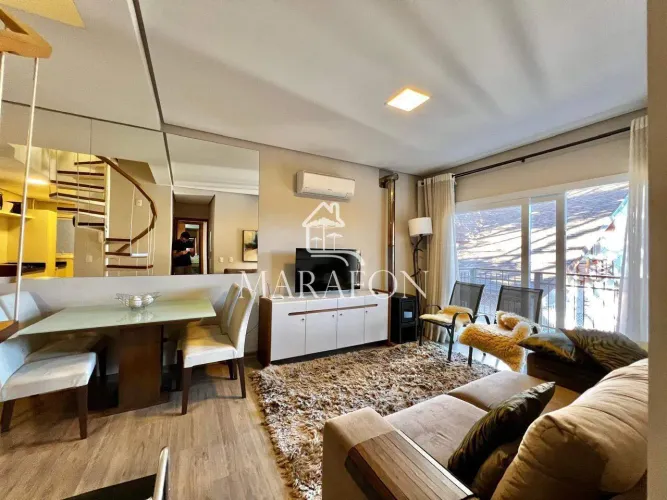 APARTAMENTO DUPLEX MOBILIADO COM 2 SUÍTES