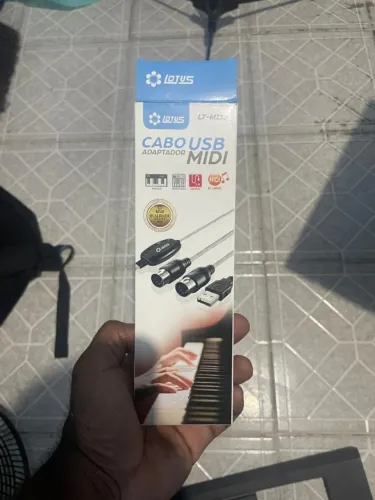 Cabo MIDI USB - Quase não foi usado