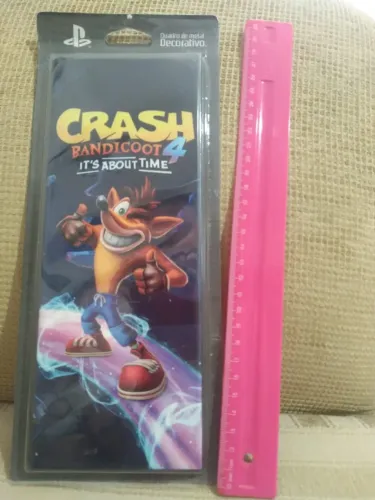 Crash 4 Placa Decorativa 30cm Metal Sony Lacrada nova