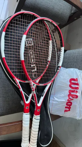 Par de Raquete Wilson N Code /Federer colecionável.