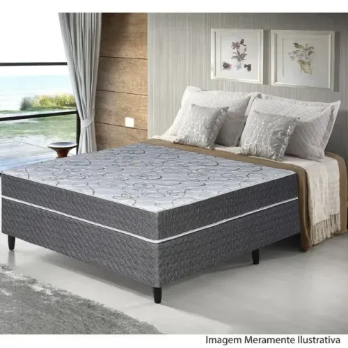 Cama Box Casal Conjugada Molas Ensacadas - Direto da Loja