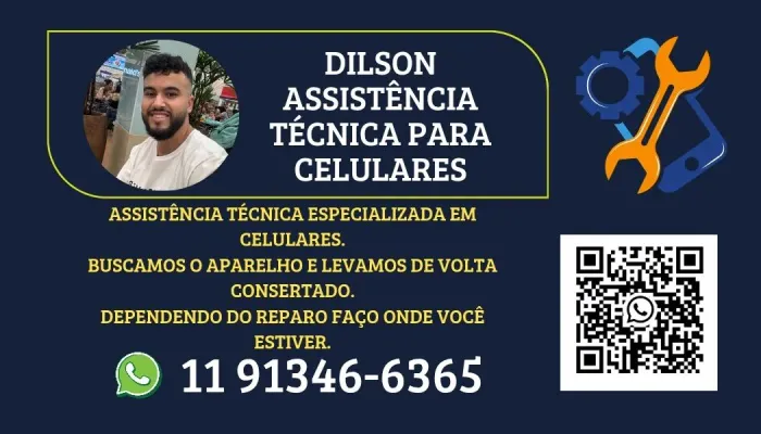 Técnico em celulares delivery, vou até você e faço o reparo na sua frente com garantia.