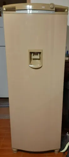 Geladeira consul 380 l degelo seco caramelo