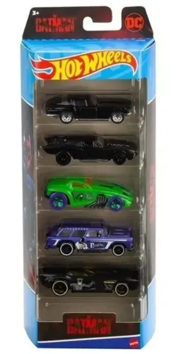Kit Hotwheels 5 pack Batman 2022