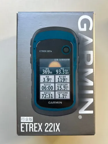 Garmin eTrex 221x + Micro SD 32GB + case de silicone + correia.