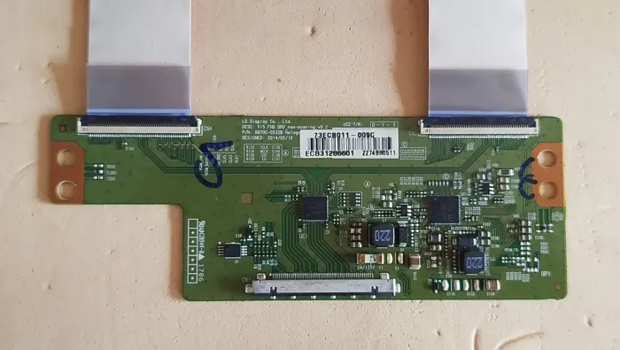 Placa t-com TV LG 49LJ5500 com cabos testada e funcionando 