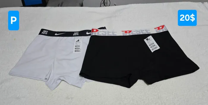 Cuecas grandes marcas P, M e GG