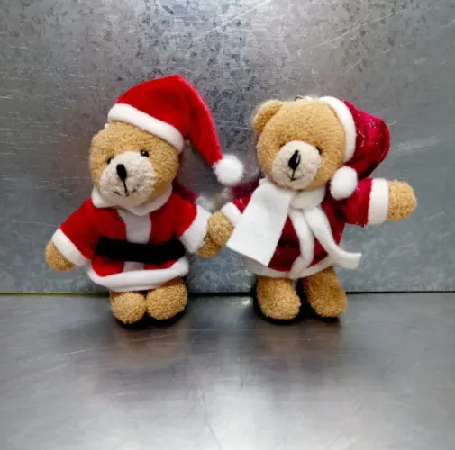 2 Chaveiros Pelúcia Natal NOVOS