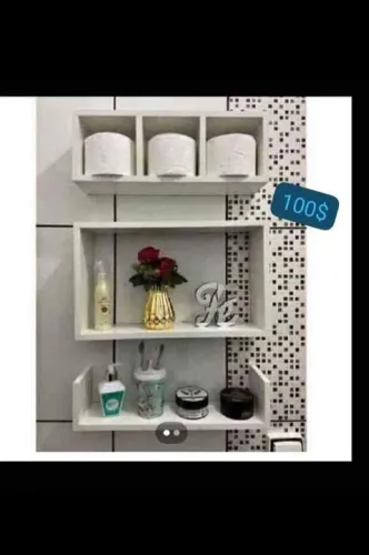 Kit De Banheiro PROMOÇÃO 100$ TEMOS NA COR BRANCA/MADEIRADO ENTREGAMOS EM TODA MACEIÓ 
