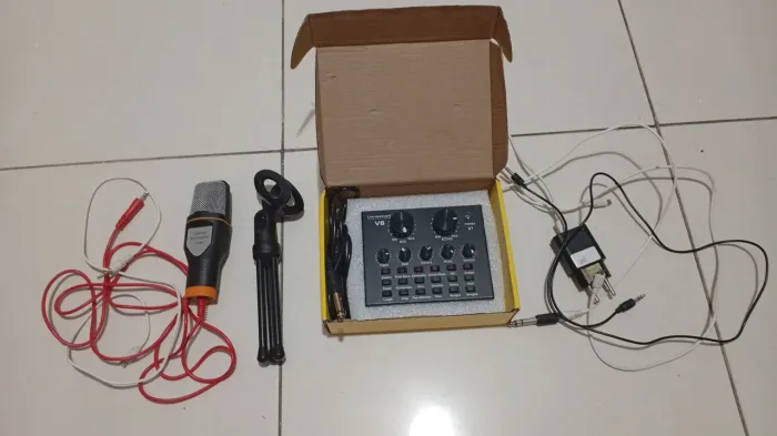 Kit live tiktok completo mesa V8