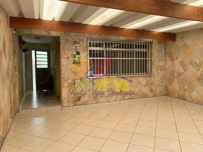 SOBRADO 183M² RUDGE RAMOS - 3 DORMS/QUINTAL/2 VAGA