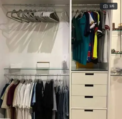 CLOSET e GUARDA ROUPA de GESSO 